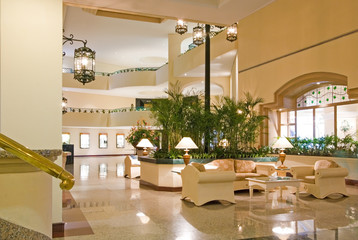 Hotel Lobby and Conference Center - obrazy, fototapety, plakaty