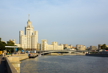 Fototapeta na wymiar The view of modern Moscow