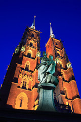 Obraz premium Cathedral in Wroclaw (Poland)