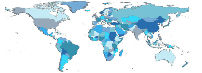 world map