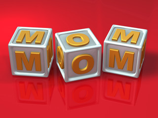 block letters - 3d concept illustration