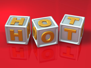 block letters - 3d concept illustration