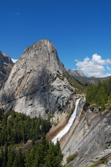 Nevada Falls and Half Dome