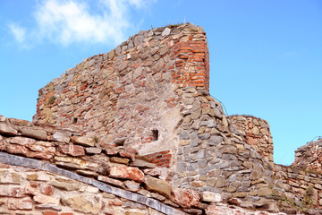 Ruins of castle in Czorsztyn