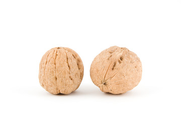 Two walnuts