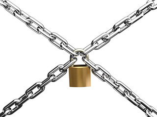 chain cross lock