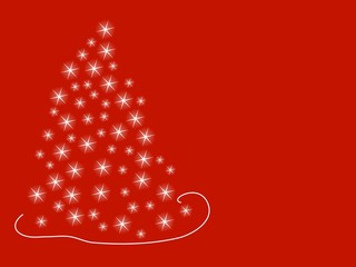 weihnachtsbaum aus sternen