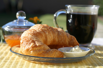 Breakfast - Croissant & Coffee