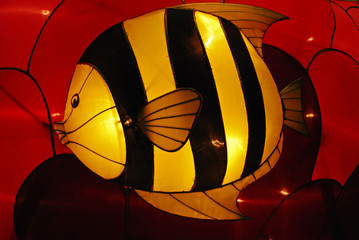 fish lantern in the Chinese gardens
