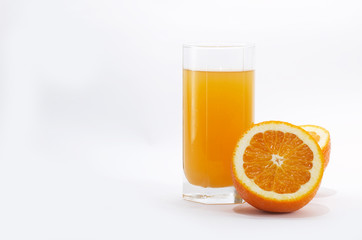 Juice and orange