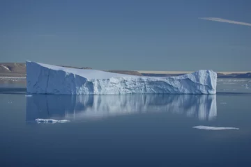 Tableaux ronds sur plexiglas Anti-reflet Cercle polaire Eisberg in der Arktis