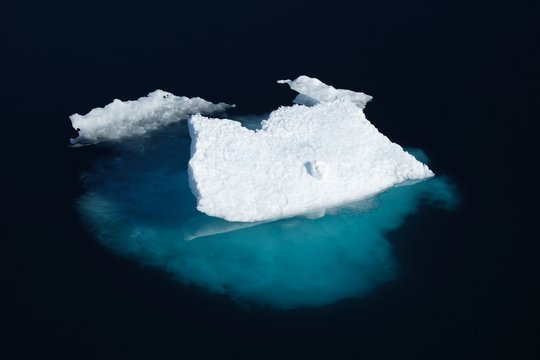 Eisfeld in der Arktis