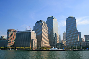 Naklejka premium Panoramę Nowego Jorku