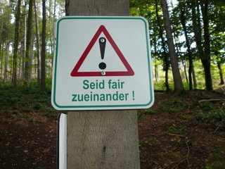 Seid fair zueinander