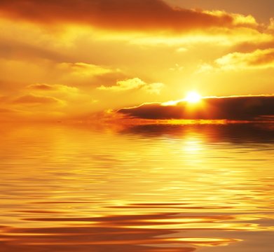 Sunset scene