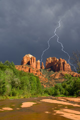 Storm over Cathedral Rock