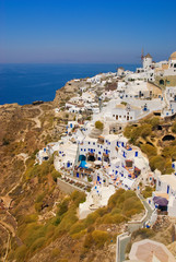 Beautiful landscape view (Santorini Island, Greece)