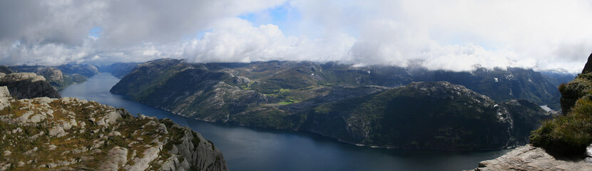 Obraz premium View on the Lysefjord, Norway