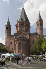 Obraz premium Domplatz Mainz
