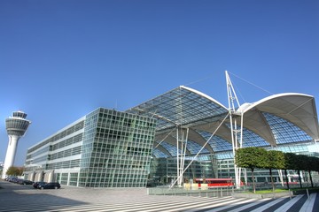 Obraz premium Lotnisko w Monachium