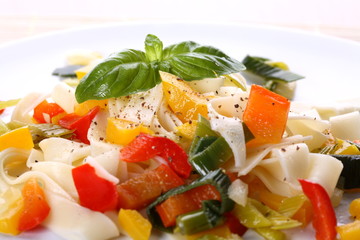 Pasta with vegetables
