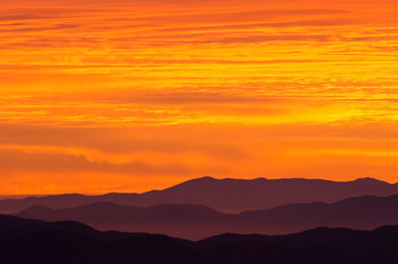 Sunrise Clingman's Dome Great Smoky Mountains