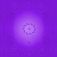 Purple absract design