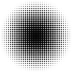 Halftone circle.