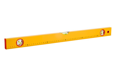 Level gauge isolated on white background