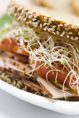 ham gourmet sandwich