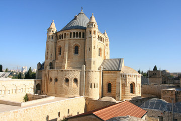 Fototapeta na wymiar Church of the Dormition in Jerusalem