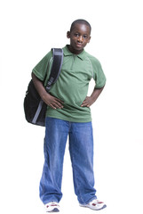 Naklejka premium Young Male Student