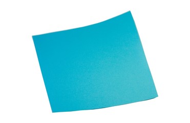 Pretty blue note paper