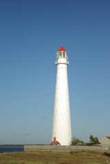 White lighthouse in Hiiumaa