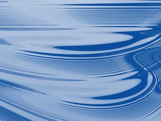 Abstract Blue Water Line