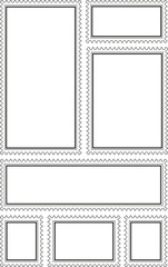 Stamp Frames Many Proportion