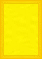 Secure Orange Frame With Yellow Background