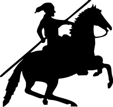 horse and man