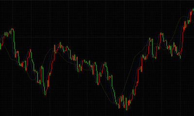 Chart background, currency exchange illustration