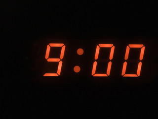 nine o clock