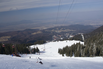 Fototapeta na wymiar Ski resorts