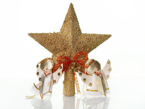 Estrella y angelitos