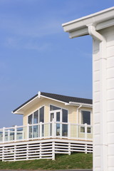 Holiday homes or caravans