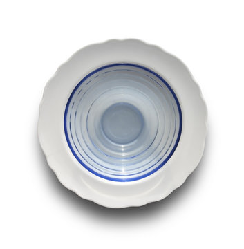 white and glass dishes