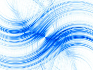 Blue waves background