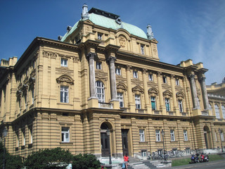 Kroatisches Nationaltheater in Zagreb 