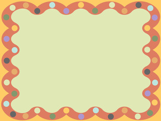 Abstract vintage frame