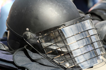 Fototapeta na wymiar Riot Helmet