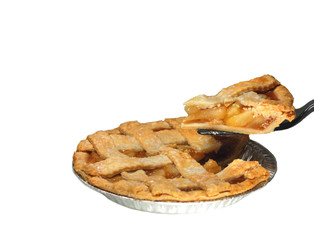 Lattice Apple Pie Cut