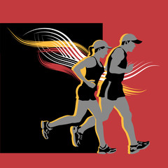 logo for jogging club